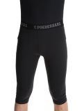 Vignette Poederbaas, Lightweight Baselayer 3/4 pantalon thermique hommes Black noir 