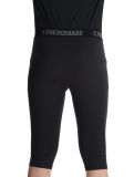 Vignette Poederbaas, Lightweight Baselayer 3/4 pantalon thermique hommes Black noir 