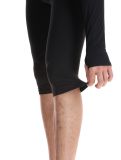 Vignette Poederbaas, Lightweight Baselayer 3/4 pantalon thermique hommes Black noir 