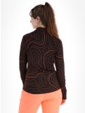 Vignette Poederbaas, Maps pull de ski femmes Black Orange noir, orange 