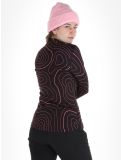 Vignette Poederbaas, Maps pull de ski femmes Black Pink noir, rose 