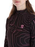 Vignette Poederbaas, Maps pull de ski femmes Black Pink noir, rose 