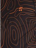 Vignette Poederbaas, Maps pull de ski hommes Black Orange noir, orange 