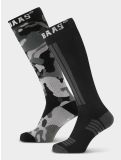 Vignette Poederbaas, Ski Socks 2-pack chaussettes de ski unisexe Camo Black noir 