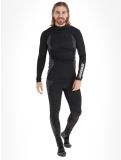 Vignette Poederbaas, Technical Thermo Longsleeve chemise thermo hommes Black noir 