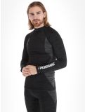 Vignette Poederbaas, Technical Thermo Longsleeve chemise thermo hommes Black noir 