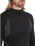 Vignette Poederbaas, Technical Thermo Longsleeve chemise thermo hommes Black noir 