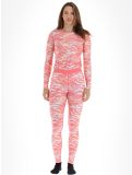 Vignette Poederbaas, Thermo Animal pantalon thermique femmes Zebra Pink rose 