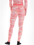 Vignette Poederbaas, Thermo Animal pantalon thermique femmes Zebra Pink rose 