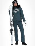 Vignette Poivre Blanc, Active Line W23-0800-WO/P veste de ski femmes Print Ever Green vert 