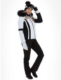 Vignette Poivre Blanc, Luxe Sport Line W23-0804-WO veste de ski femmes White / Black blanc, noir 