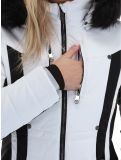 Vignette Poivre Blanc, Luxe Sport Line W23-0804-WO veste de ski femmes White / Black blanc, noir 