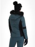 Vignette Poivre Blanc, Luxe Sport Line W23-0804-WO veste de ski femmes Ever Green / Black noir, vert 