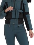 Vignette Poivre Blanc, Luxe Sport Line W23-0804-WO veste de ski femmes Ever Green / Black noir, vert 