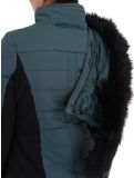 Vignette Poivre Blanc, Luxe Sport Line W23-0804-WO veste de ski femmes Ever Green / Black noir, vert 