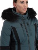 Vignette Poivre Blanc, Luxe Sport Line W23-0804-WO veste de ski femmes Ever Green / Black noir, vert 