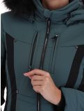 Vignette Poivre Blanc, Luxe Sport Line W23-0804-WO veste de ski femmes Ever Green / Black noir, vert 