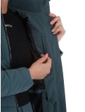 Vignette Poivre Blanc, Luxe Sport Line W23-0804-WO veste de ski femmes Ever Green / Black noir, vert 