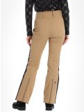 Vignette Poivre Blanc, Luxe Sport Line W23-0822-WO pantalon de ski en softshell femmes Almond Brown / Black brun, noir 