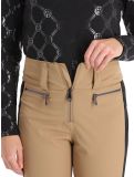 Vignette Poivre Blanc, Luxe Sport Line W23-0822-WO pantalon de ski en softshell femmes Almond Brown / Black brun, noir 