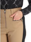 Vignette Poivre Blanc, Luxe Sport Line W23-0822-WO pantalon de ski en softshell femmes Almond Brown / Black brun, noir 