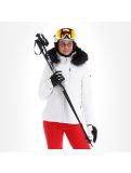 Vignette Poivre Blanc, Stretch Ski Jacket veste de ski femmes blanc 