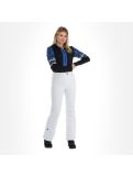 Vignette Poivre Blanc, Stretch Ski Pants pantalon de ski femmes blanc 