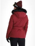 Vignette Poivre Blanc, Traditional 24PBH0801/WO veste de ski femmes Burgundy Red rouge 