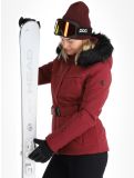 Vignette Poivre Blanc, Traditional 24PBH0801/WO veste de ski femmes Burgundy Red rouge 