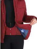 Vignette Poivre Blanc, Traditional 24PBH0801/WO veste de ski femmes Burgundy Red rouge 