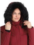 Vignette Poivre Blanc, Traditional 24PBH0801/WO veste de ski femmes Burgundy Red rouge 