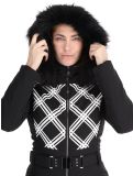 Vignette Poivre Blanc, Traditional 24PBH0831/WO/C combinaison de ski femmes Cross Black noir 