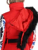 Vignette Poivre Blanc, Traditional 24PBH0831/WO/P combinaison de ski femmes Print Scarlet Red rouge 