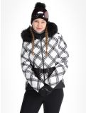 Vignette Poivre Blanc, Traditional 24PBH1003/WO/C veste de ski femmes Cross Black blanc, noir 