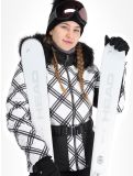 Vignette Poivre Blanc, Traditional 24PBH1003/WO/C veste de ski femmes Cross Black blanc, noir 