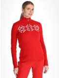 Vignette Poivre Blanc, Traditional 24PBH3540/WO pull de ski femmes Scarlet Red rouge 