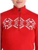 Vignette Poivre Blanc, Traditional 24PBH3540/WO pull de ski femmes Scarlet Red rouge 