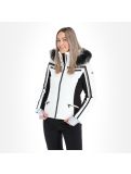 Vignette Poivre Blanc, W20-1002-Wo/A veste de ski slim fit femmes multicolour blanc 