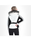 Vignette Poivre Blanc, W20-1002-Wo/A veste de ski slim fit femmes multicolour blanc 