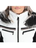 Vignette Poivre Blanc, W20-1002-Wo/A veste de ski slim fit femmes multicolour blanc 