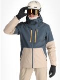 Vignette Protest, PRTBAKIE veste de ski hommes Yale Blue beige, bleu 