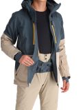 Vignette Protest, PRTBAKIE veste de ski hommes Yale Blue beige, bleu 