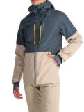 Vignette Protest, PRTBAKIE veste de ski hommes Yale Blue beige, bleu 