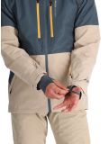 Vignette Protest, PRTBAKIE veste de ski hommes Yale Blue beige, bleu 