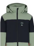 Vignette Protest, PRTDECKS JR veste de ski enfants Marl Green noir, vert 