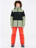 Vignette Protest, PRTDECKS JR veste de ski enfants Marl Green noir, vert 