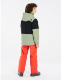 Vignette Protest, PRTDECKS JR veste de ski enfants Marl Green noir, vert 