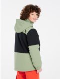 Vignette Protest, PRTDECKS JR veste de ski enfants Marl Green noir, vert 