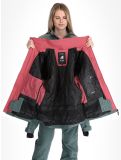 Vignette Protest, PRTDISK veste de ski femmes Rose Dust rose, vert 