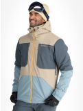 Vignette Protest, PRTENSTONE veste de ski hommes Steel Blue beige, bleu 